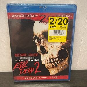 Evil Dead 2 (Blu Ray Disc, 1987) Brand New!
